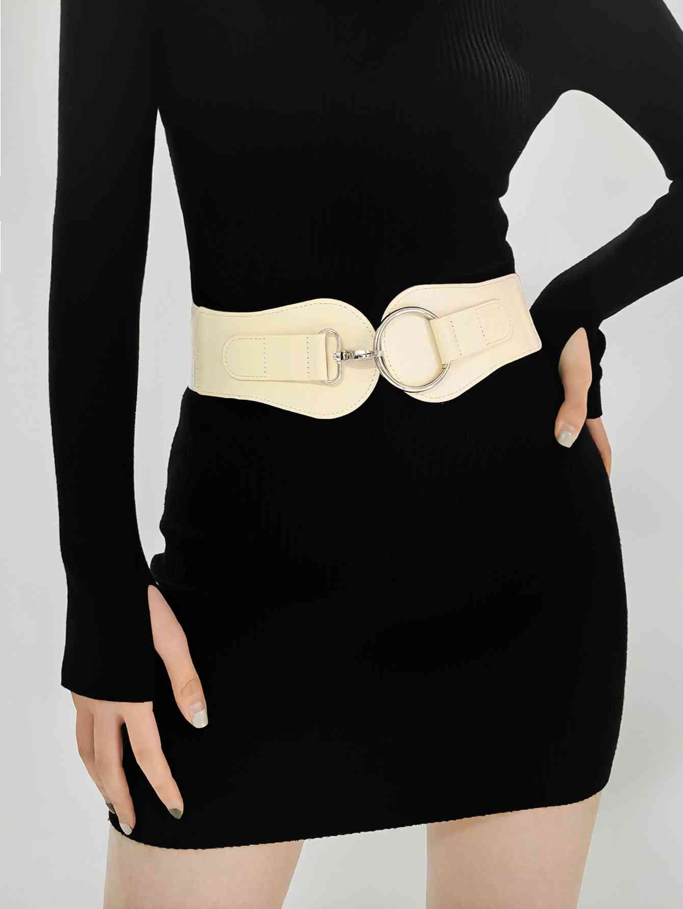 PU Elastic Wide Belt-2 colors