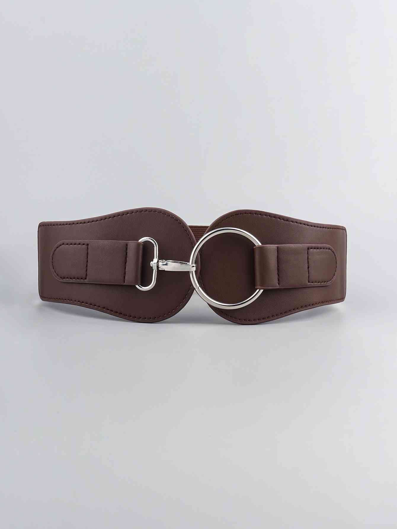 PU Elastic Wide Belt-2 colors