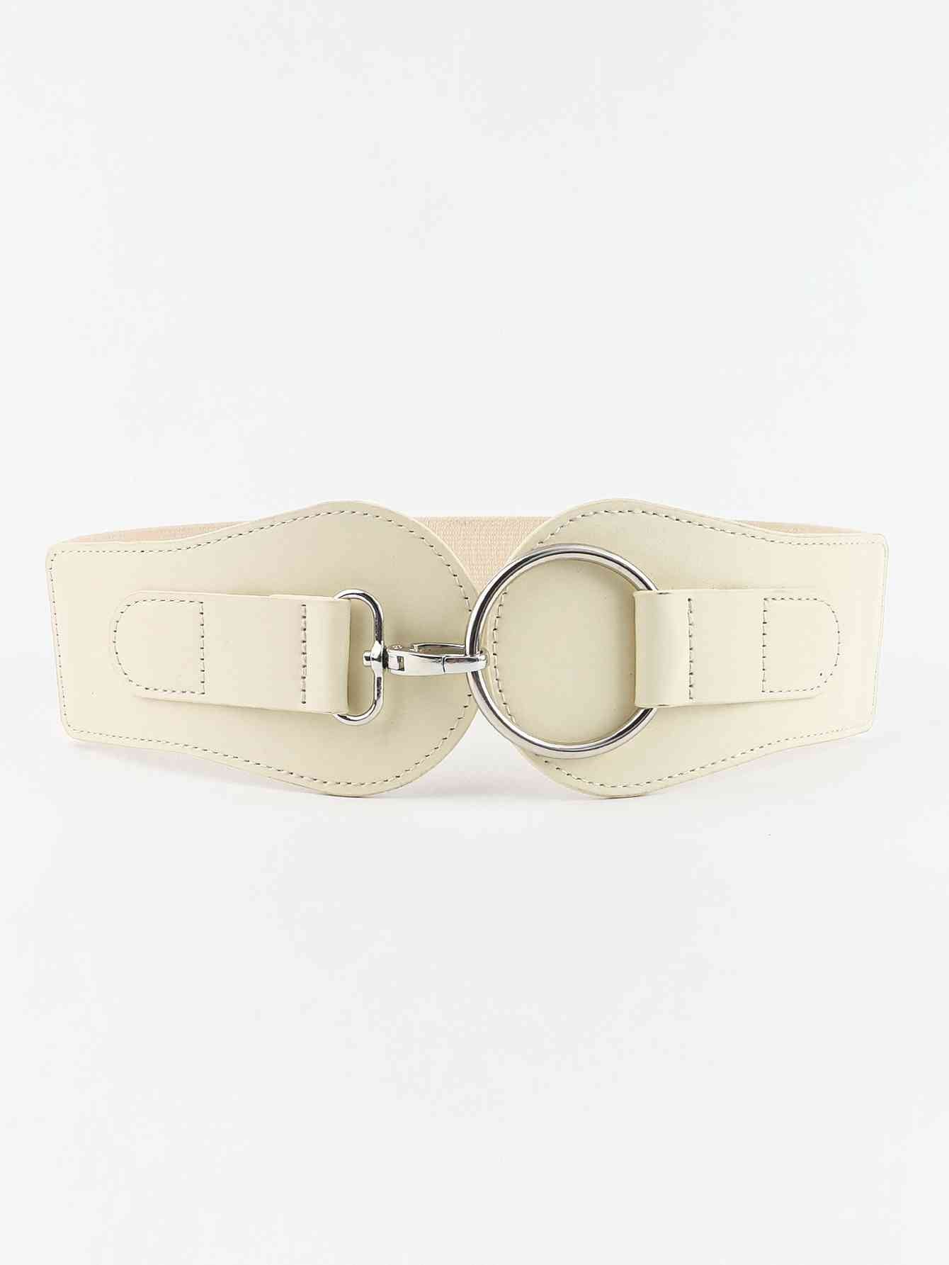 PU Elastic Wide Belt-2 colors