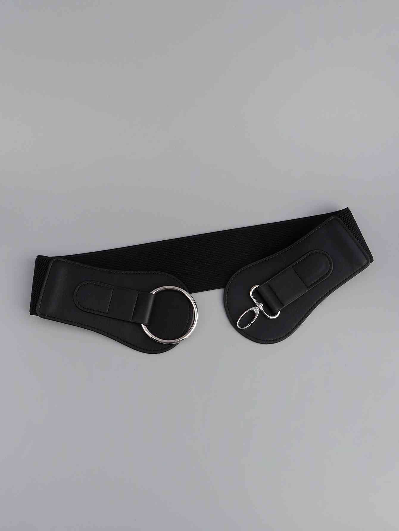 PU Elastic Wide Belt-2 colors