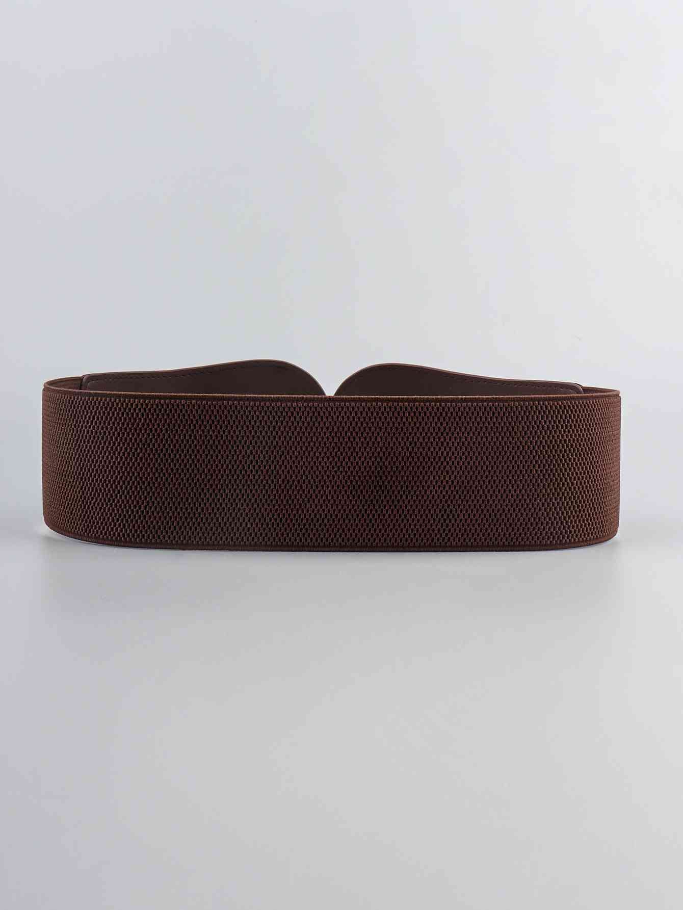 PU Elastic Wide Belt-2 colors