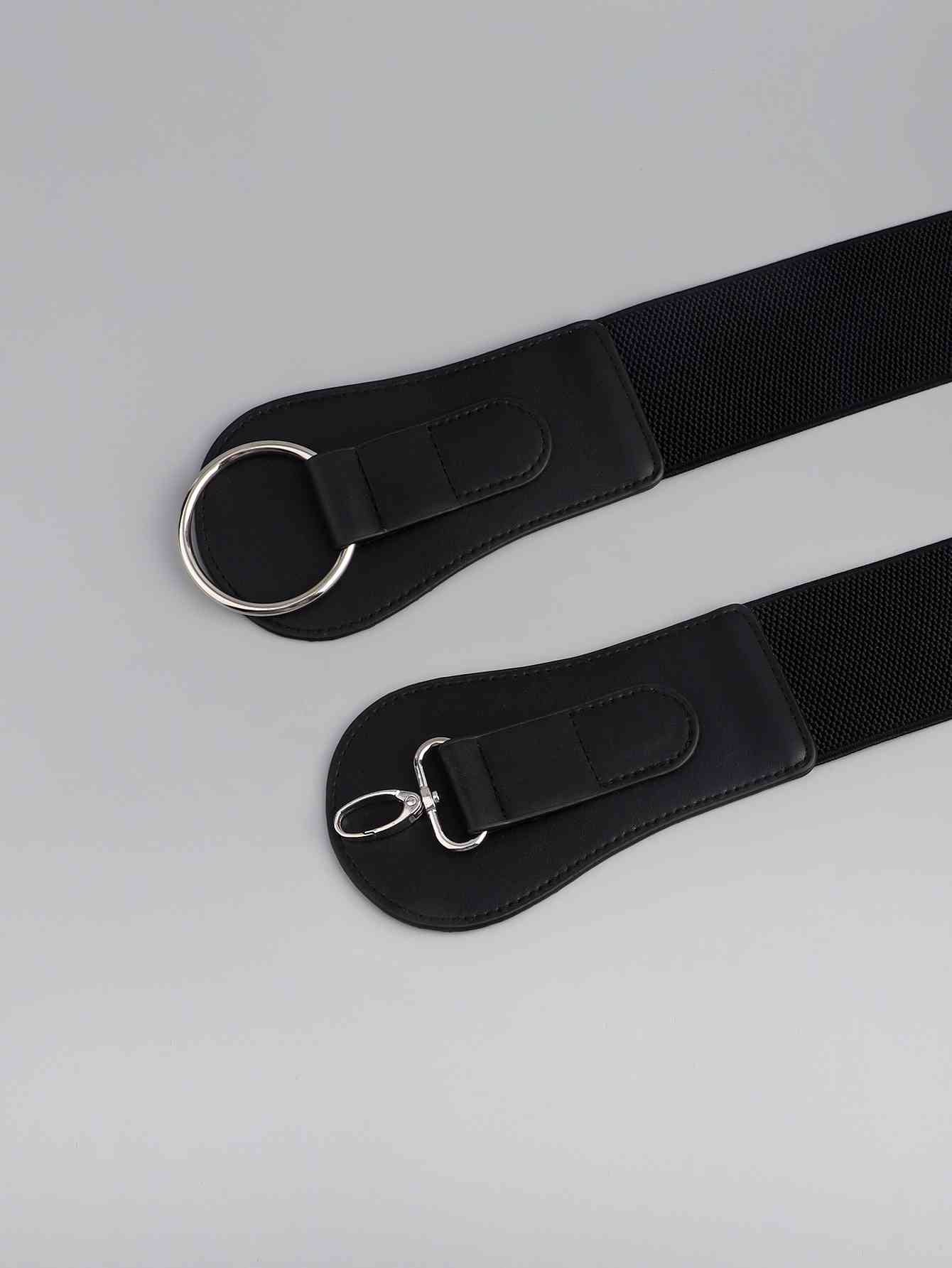 PU Elastic Wide Belt-2 colors