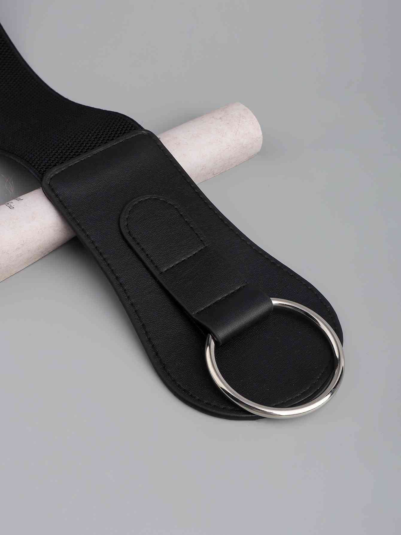 PU Elastic Wide Belt-2 colors