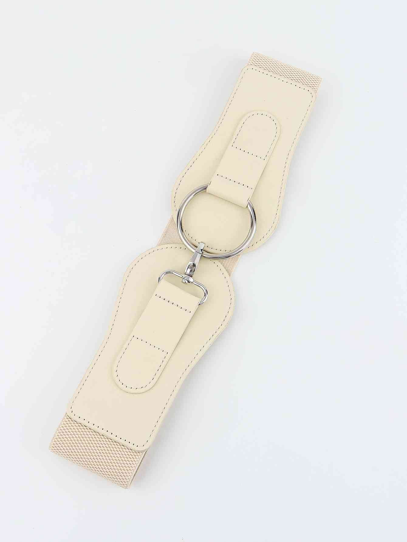 PU Elastic Wide Belt-2 colors