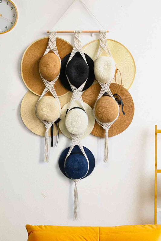 Macrame Hat Hanger