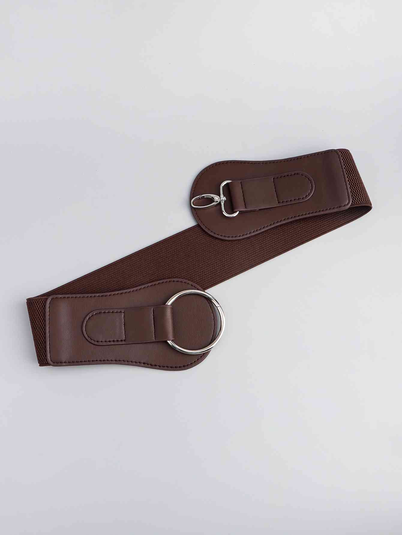 PU Elastic Wide Belt-2 colors