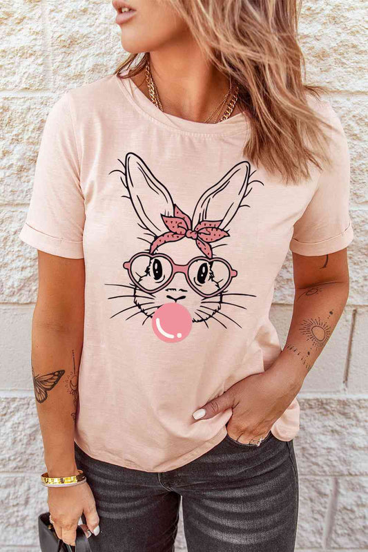 Bubblegum Bunny Graphic Tee Shirt