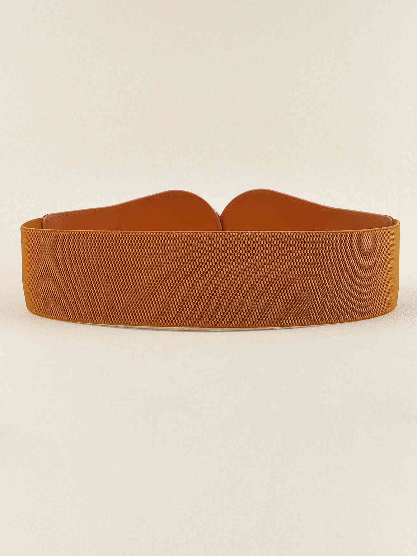 PU Elastic Wide Belt-2 colors