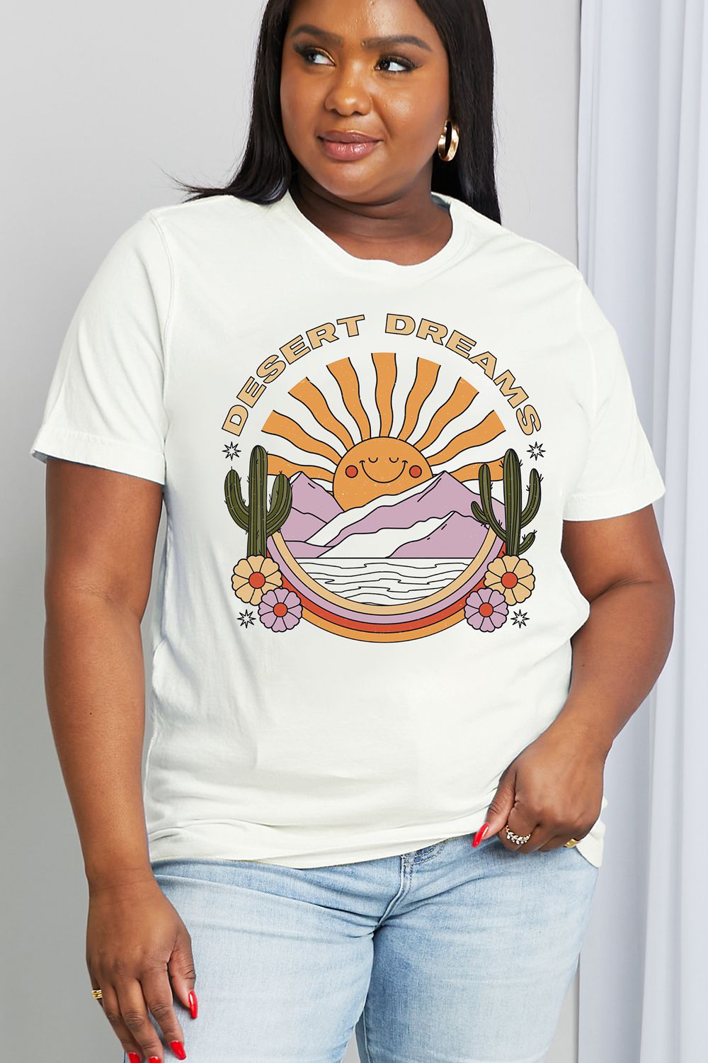 Simply Love Full Size DESERT DREAMS Graphic Cotton Tee